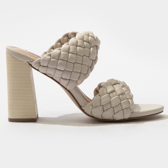 Steve Madden Twisted Block Sandal Heels - Picture 2 of 5